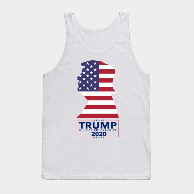 donald trump keep america great again 2020 Tank Top by HAO